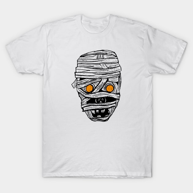 Mummy Head T-Shirt by Toy Lair
